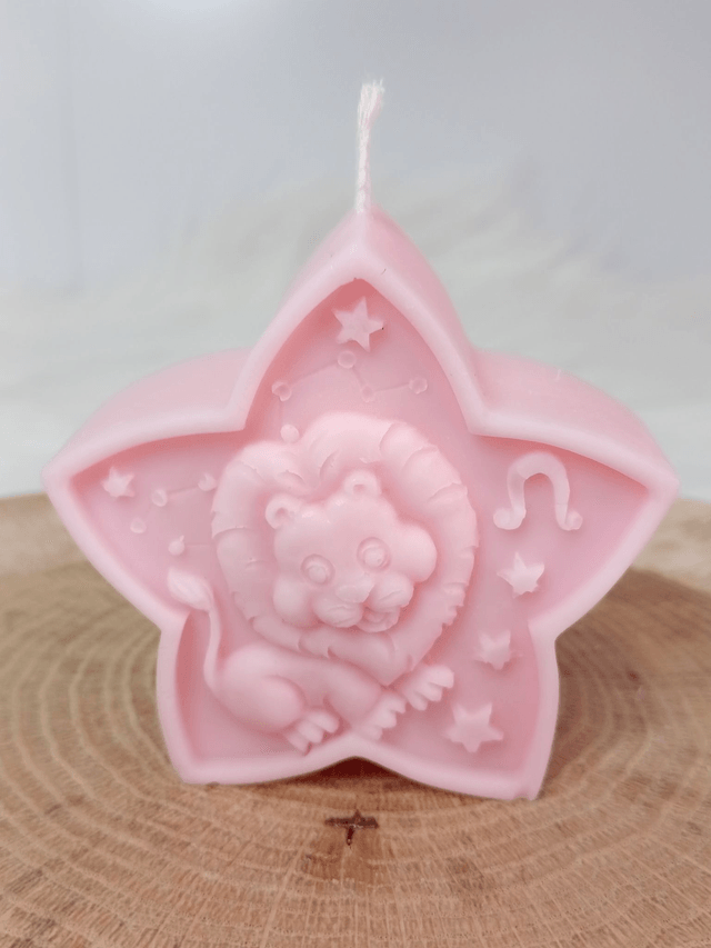 Bougie Décorative Parfumée Naturelle Artisanale "Etoile Astrale" 
