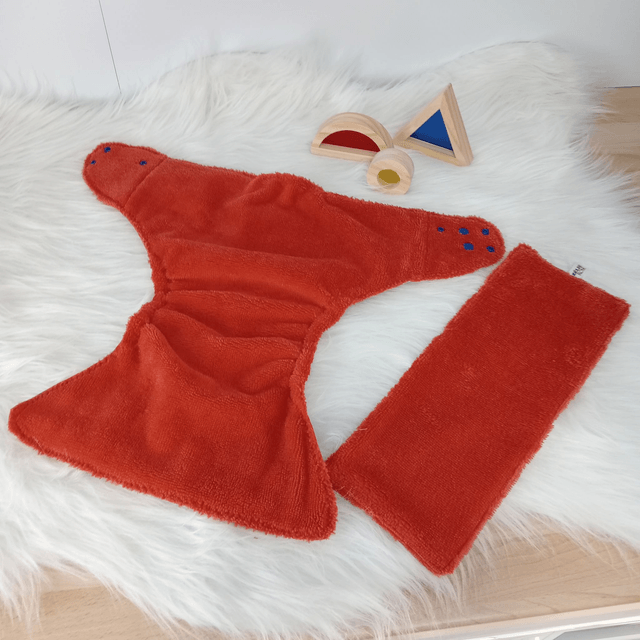 Ensemble 1 Couche bébé T2 avec 1 insert lavable, réutilisable