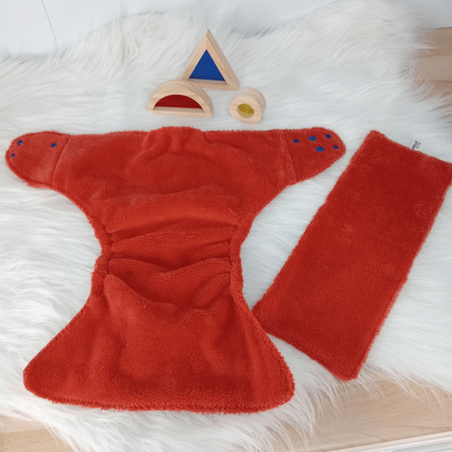  Couche Bébé T2 évolutive, lavable, réutilisable 0/2 ans 