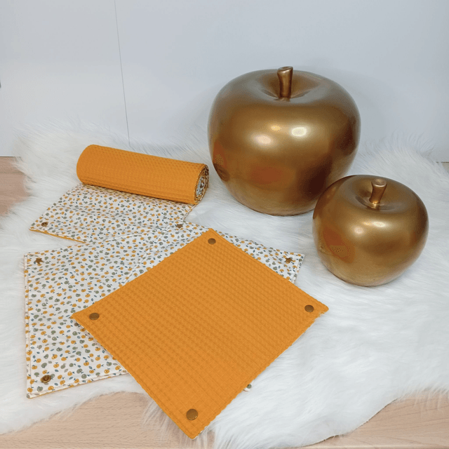 Essuie-tout lavable personnalisable "mini - pomme" 