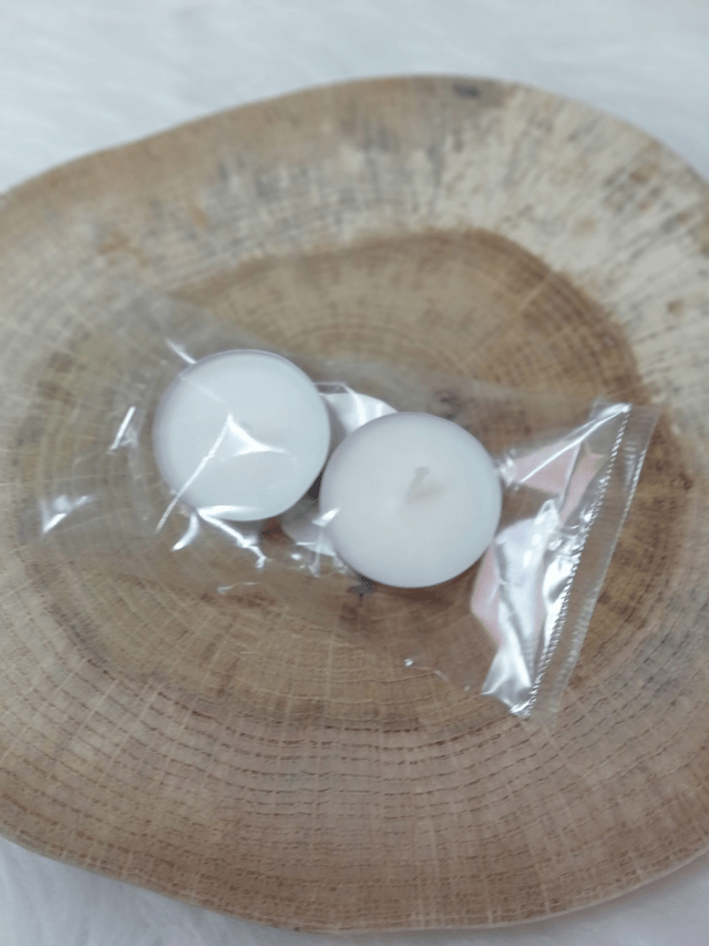 Lot de 2 Bougies Naturelles Artisanales Chauffe-Plats